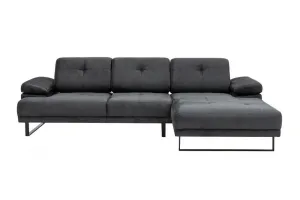 Rohová sedacia súprava / Rohová pohovka Mustang Small Right - Anthracite