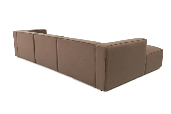 Rohová sedacia súprava / Rohová pohovka Mora XL (ChlLeft-O1-1R) - Brown