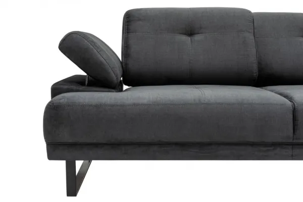 Rohová sedacia súprava / Rohová pohovka Mustang Small Right - Anthracite