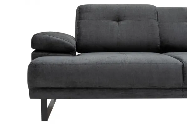 Rohová sedacia súprava / Rohová pohovka Mustang Small Right - Anthracite