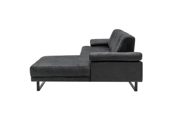 Rohová sedacia súprava / Rohová pohovka Mustang Small Right - Anthracite