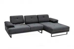 Rohová sedacia súprava / Rohová pohovka Mustang Small Right - Anthracite