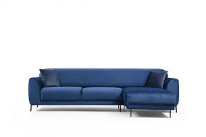 Rohová rozkladacia pohovka Image Corner Right ( L3-Chl ) - Navy Blue