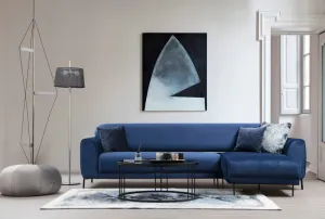 Rohová rozkladacia pohovka Image Corner Right ( L3-Chl ) - Navy Blue