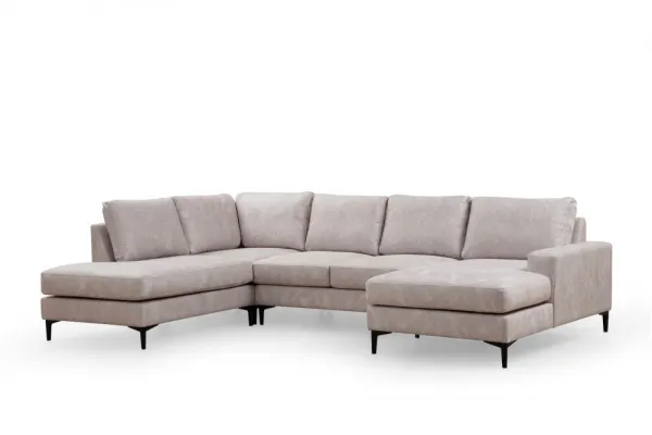 Rohová sedacia súprava / Rohová pohovka Porto Corner (EOT-C-02-CHL) - Beige