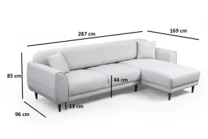 Rohová rozkladacia pohovka Image Corner Right ( L3-Chl ) - Beige