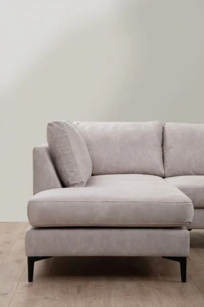 Rohová sedacia súprava / Rohová pohovka Porto Corner (EOT-C-02-CHL) - Beige