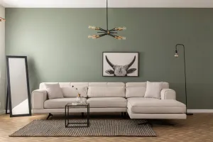 Rohová sedacia súprava / Rohová pohovka Jivago Corner Right (L2-Chl) - Beige