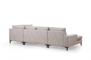 Rohová sedacia súprava / Rohová pohovka Porto Corner (CHL-02-C-EOT) - Beige