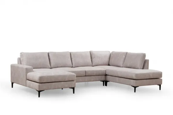 Rohová sedacia súprava / Rohová pohovka Porto Corner (CHL-02-C-EOT) - Beige