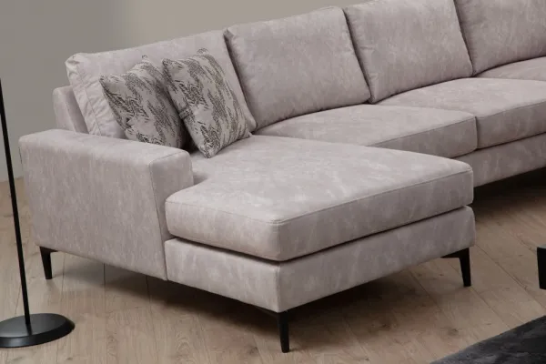 Rohová sedacia súprava / Rohová pohovka Porto Corner (CHL-02-C-EOT) - Beige