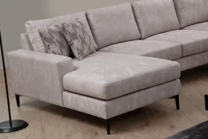 Rohová sedacia súprava / Rohová pohovka Porto Corner (CHL-02-C-EOT) - Beige