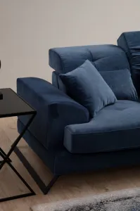 Dvojmiestna pohovka Frido - Navy Blue