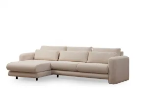 Rohová sedacia súprava / Rohová pohovka Lily Corner Left Cream