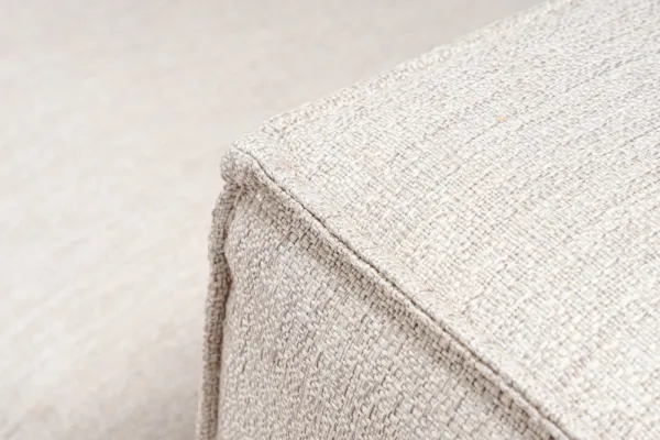 Rohová sedacia súprava / Rohová pohovka Lora (L1-O1-1R-POUFFE ) - Light Brown