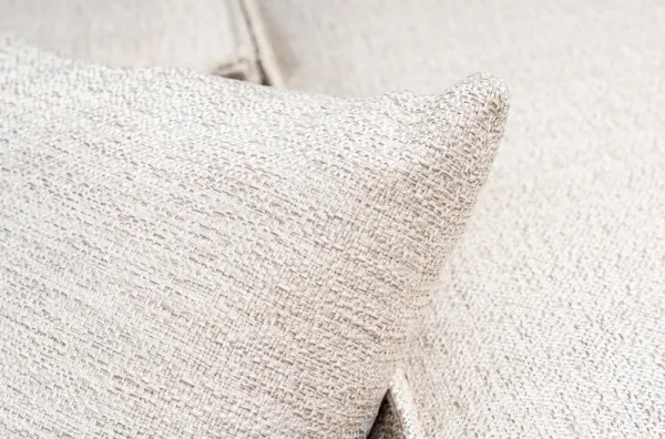Rohová sedacia súprava / Rohová pohovka Lora (L1-O1-1R-POUFFE ) - Light Brown
