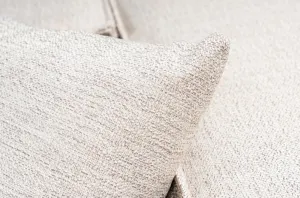 Rohová sedacia súprava / Rohová pohovka Lora (L1-O1-1R-POUFFE ) - Light Brown