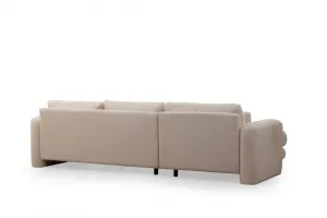 Rohová sedacia súprava / Rohová pohovka Lily Corner Left Cream