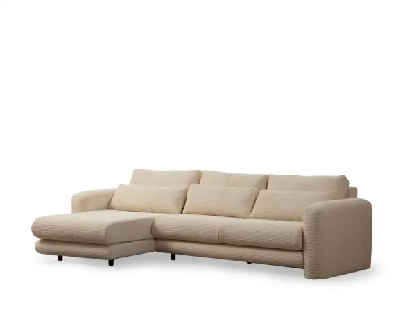 Rohová sedacia súprava / Rohová pohovka Lily Corner Left Beige