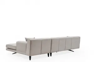 Rohová sedacia súprava / Rohová pohovka Jivago Corner Right (L2-Chl) - Beige