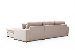 Rohová sedacia súprava / Rohová pohovka Lena Corner (L3-CHL) - Sand Beige