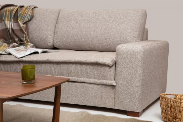 Rohová sedacia súprava / Rohová pohovka Lena Corner (L3-CHL) - Sand Beige