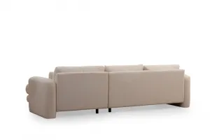 Rohová sedacia súprava / Rohová pohovka Lily Corner Right Cream