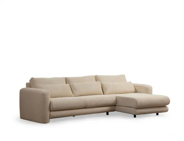 Rohová sedacia súprava / Rohová pohovka Lily Corner Right Beige