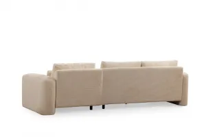 Rohová sedacia súprava / Rohová pohovka Lily Corner Right Beige
