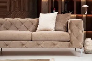 Štvormiestna pohovka Como - Dark Cream