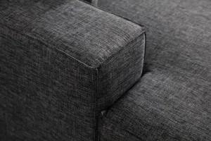 Rohová rozkladacia pohovka Pırlo Corner Left - Dark Grey