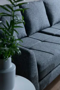 Hanah Home Rohová sedací souprava Tempo 300 cm tmavě šedá pravá