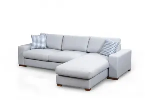 Hanah Home Rohová sedací souprava Loop 290 cm šedá pravá
