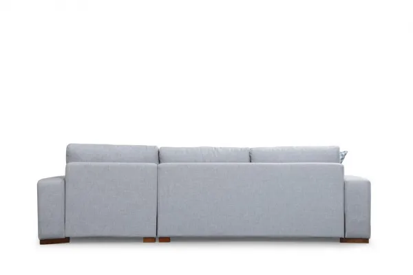 Hanah Home Rohová sedací souprava Loop 290 cm šedá pravá