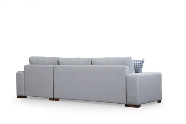 Hanah Home Rohová sedací souprava Loop 290 cm šedá pravá