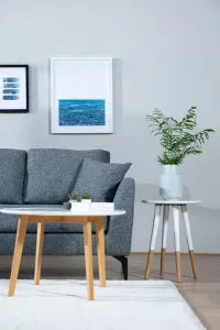 Hanah Home Rohová sedací souprava Tempo 300 cm tmavě šedá levá