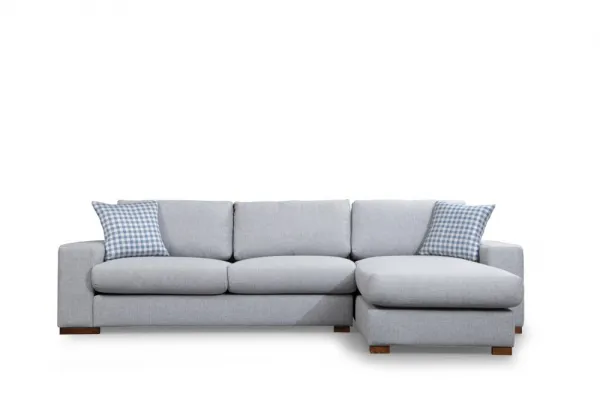 Hanah Home Rohová sedací souprava Loop 290 cm šedá pravá