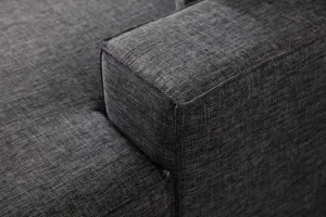 Rohová rozkladacia pohovka Pırlo Corner Right - Dark Grey