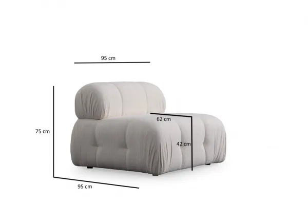 Trojmiestna pohovka Petite 3 - White