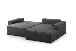 Rohová rozkladacia pohovka Pırlo Corner Right - Dark Grey