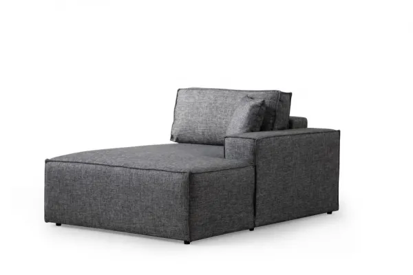 Rohová rozkladacia pohovka Pırlo Corner Right - Dark Grey