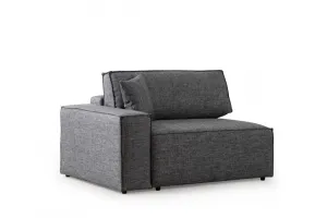 Rohová rozkladacia pohovka Pırlo Corner Right - Dark Grey