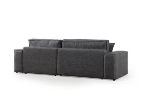 Rohová rozkladacia pohovka Pırlo Corner Right - Dark Grey