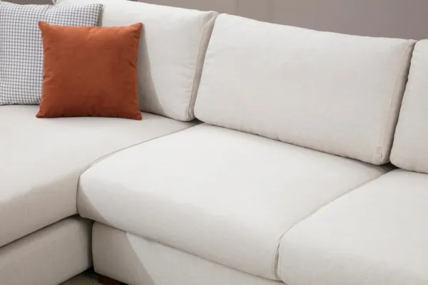 Hanah Home Rohová sedací souprava Loop 270 cm béžová levá