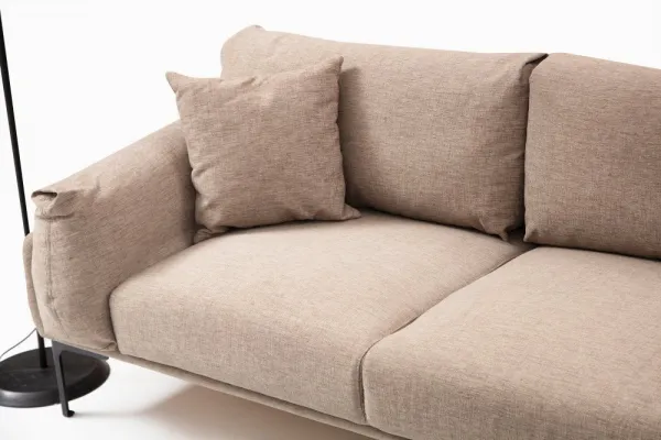 Hanah Home Rohová sedací souprava Leo 255 cm mocha pravá