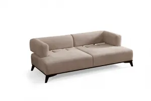 Trojmiestna pohovka Hera - Cream, Black