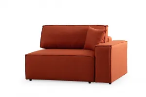 Rohová rozkladacia pohovka Pırlo Corner Left - Orange