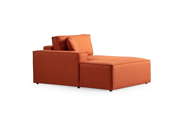 Rohová rozkladacia pohovka Pırlo Corner Left - Orange