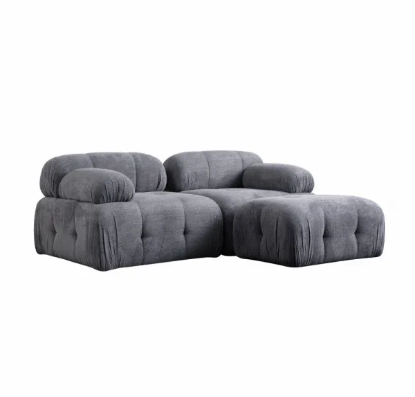 Rohová sedacia súprava / Rohová pohovka Petite 2 - Grey