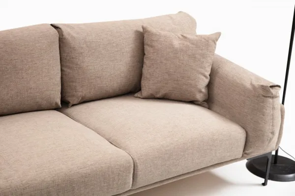 Hanah Home Rohová sedací souprava Leo 255 cm mocha levá